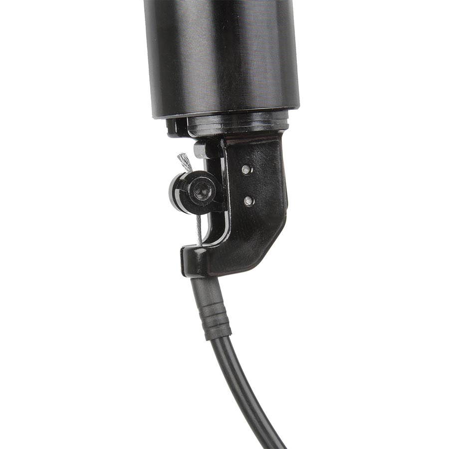 Premium Aluminum Dropper Seatposts 125mm Travel with Handlebar Remote, Internal Cable Routing & Stepless Height Adjustment for MTB and Cyclocross