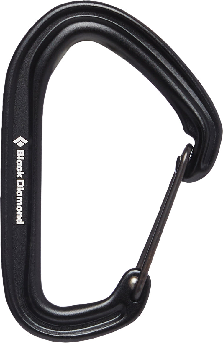 Black Diamond Hotwire Wiregate Carabiners – Durable, Cold-Forged Climbing Gear with Wiregate Technology for Sport, Trad, and Alpine Climbing