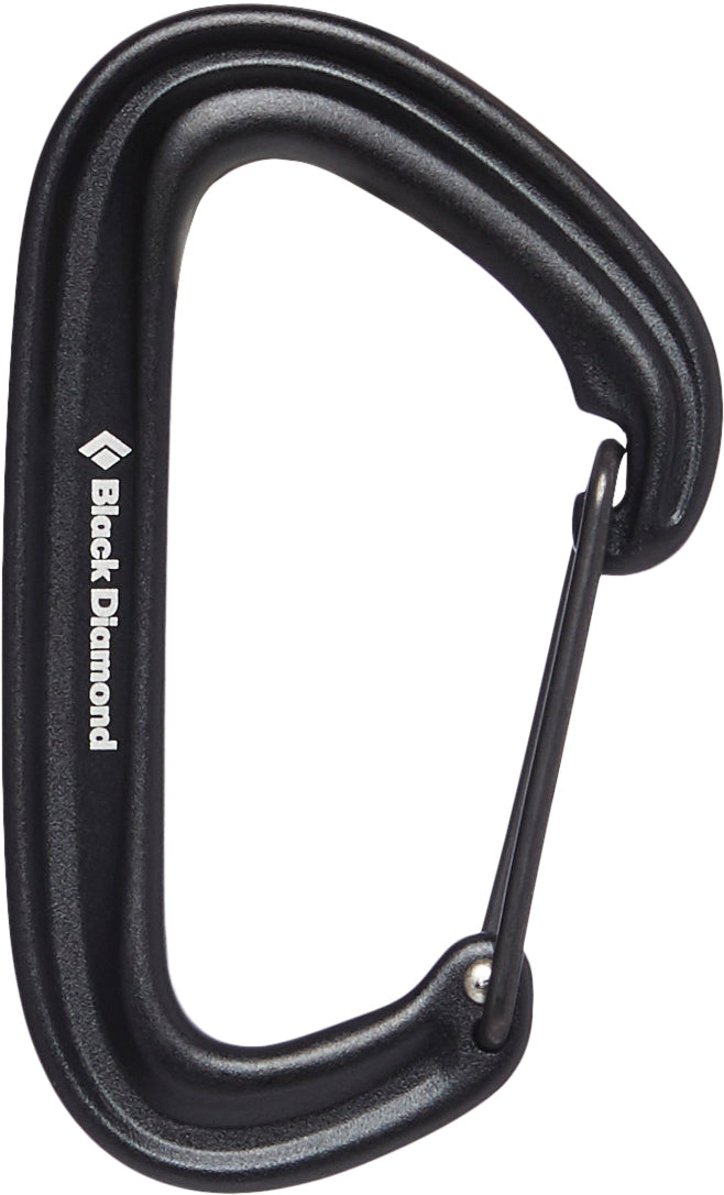 Black Diamond LiteWire Carabiners – Ultra-Durable, Hot-Forged Wiregate Climbing Gear with Optimized Design & Stylish Finish