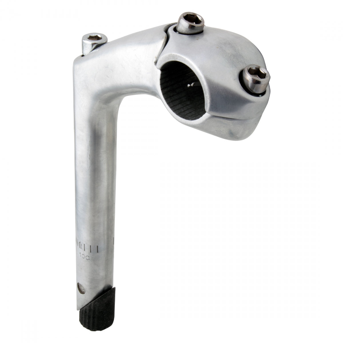 Sunlite Aluminum 2-Bolt Stem Road Quill 80mm Clamp 25.4mm 25 Deg Silver Aluminum