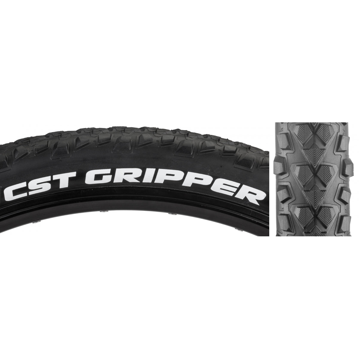 Cst Premium Gripper 29x2.25 Wire TPI 27 PSI 65 Black/Black Reflective Road Tire TB96806000