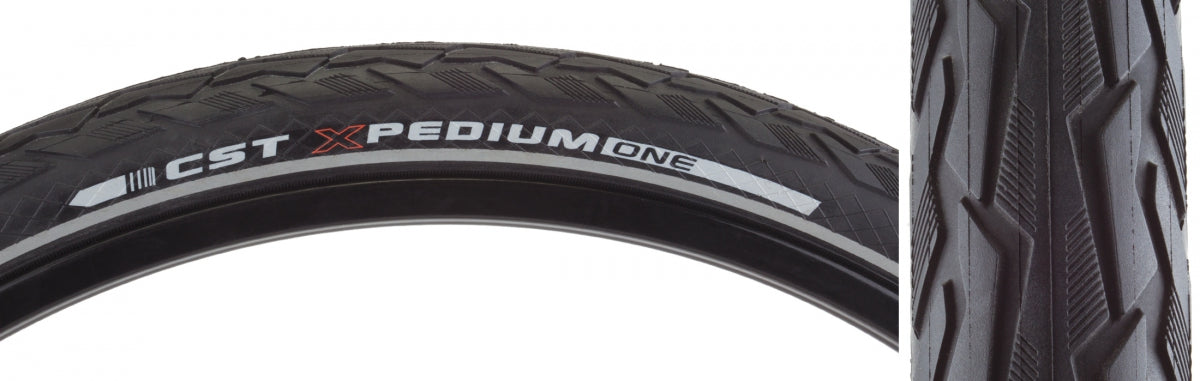 Cst Premium Xpedium APL 700x45 Wire TPI 75 Black/Black Reflective Road Tire TB95240000