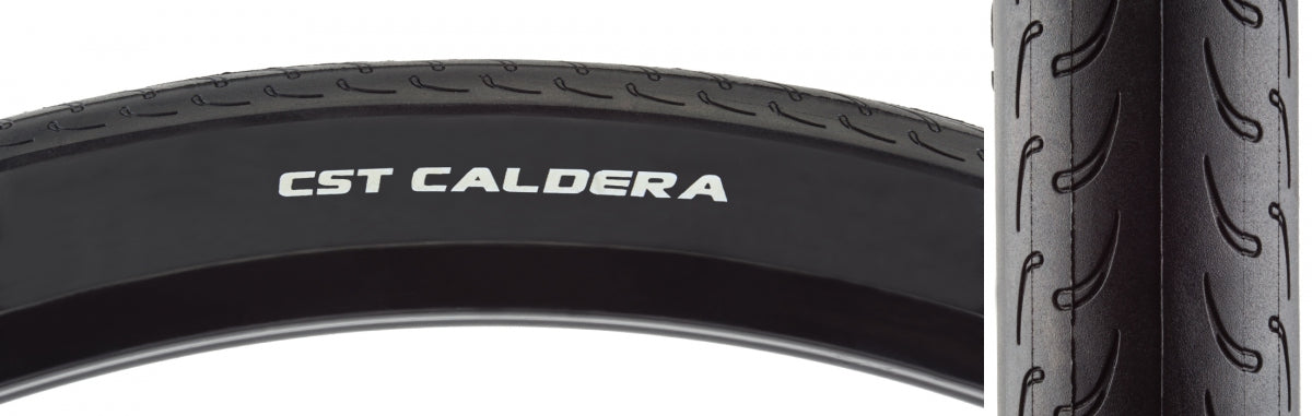 Cst Premium Caldera 700x25 Clincher Wire TPI 110 Black/Bsk Reflective Road Tire TB86464000