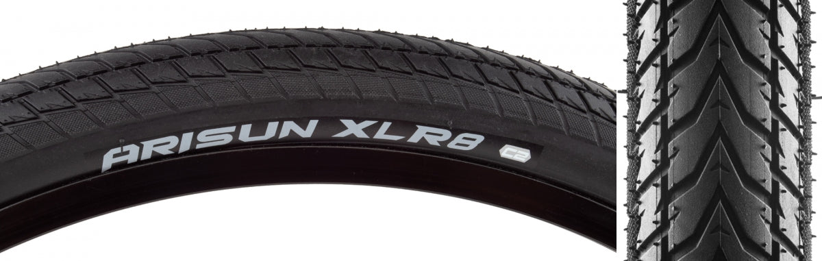 Arisun XLR8 Touring 20 x 1.75 Clincher Wire TPI 65 Black/Black Reflective T080402