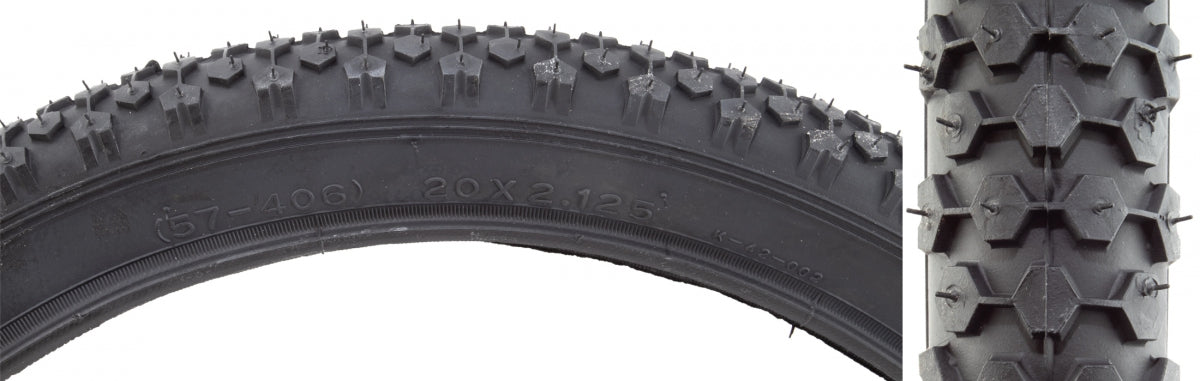 Durable 20x2.125 Bicycle Tires with Reflective Sidewalls, Knobby & Studded Options for Urban & Off-Road Cycling Performance