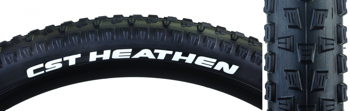 Cst Premium Heathen 26 x 2.1 Clincher Wire TPI 65 Black/Bsk Reflective TB69979100