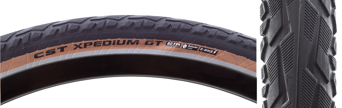 Premium CST Xpedium GT Hybrid Bike Tires 700x50 & 55mm with DWEB Anti-Puncture & E-Bike Compatibility, Level 3 Protection