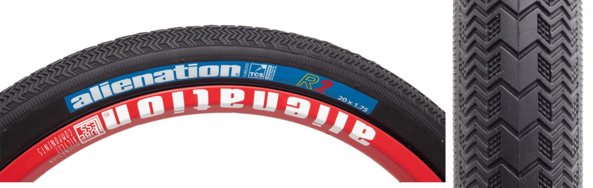 Alienation TCS R2 20x1.75 Tubeless TPI 85 Bk/Blk
