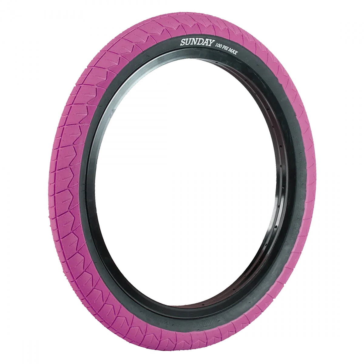 Sunday Current V2 Tire - 20 x 2.4, Hot Pink/Blk SBT-806-PNKBK