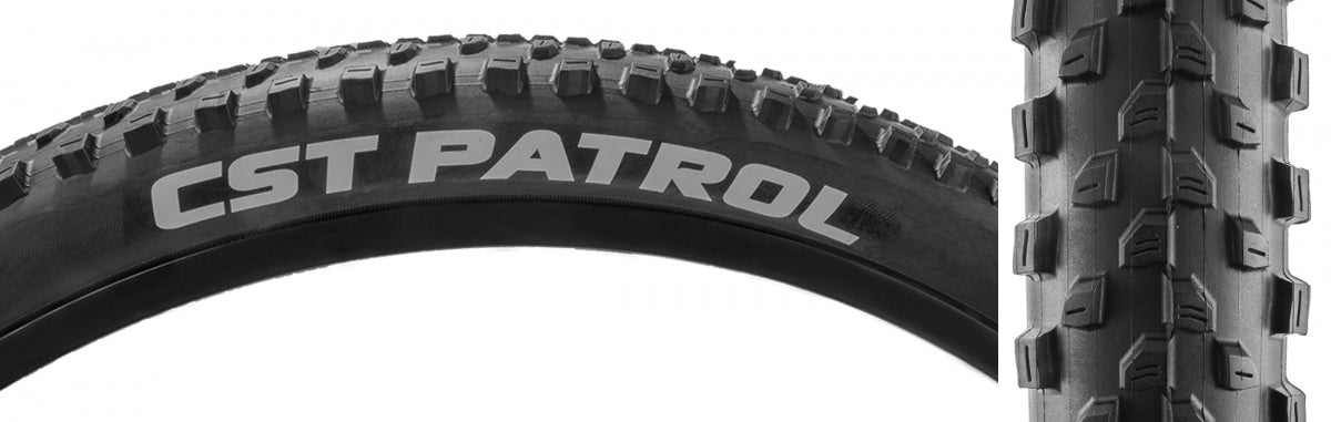 CST Patrol Tire 29 x 2.1 TPI 27 Clincher Wire Steel Black Mountain Bike TB96655100