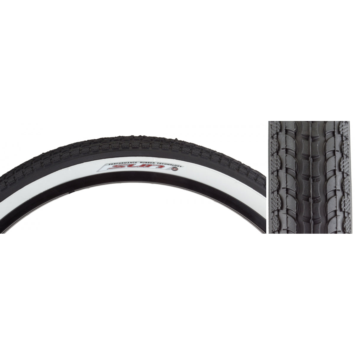 Premium Sunlite Cruiser 24x2.125 Clincher Bike Tires | Reflective Sidewall Options for Comfortable, Fast Rolling Pavement Riding