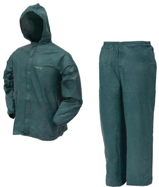 Frogg Toggs Basic Rainsuit - Green XL Waterproof Clothing for Ultimate Protection