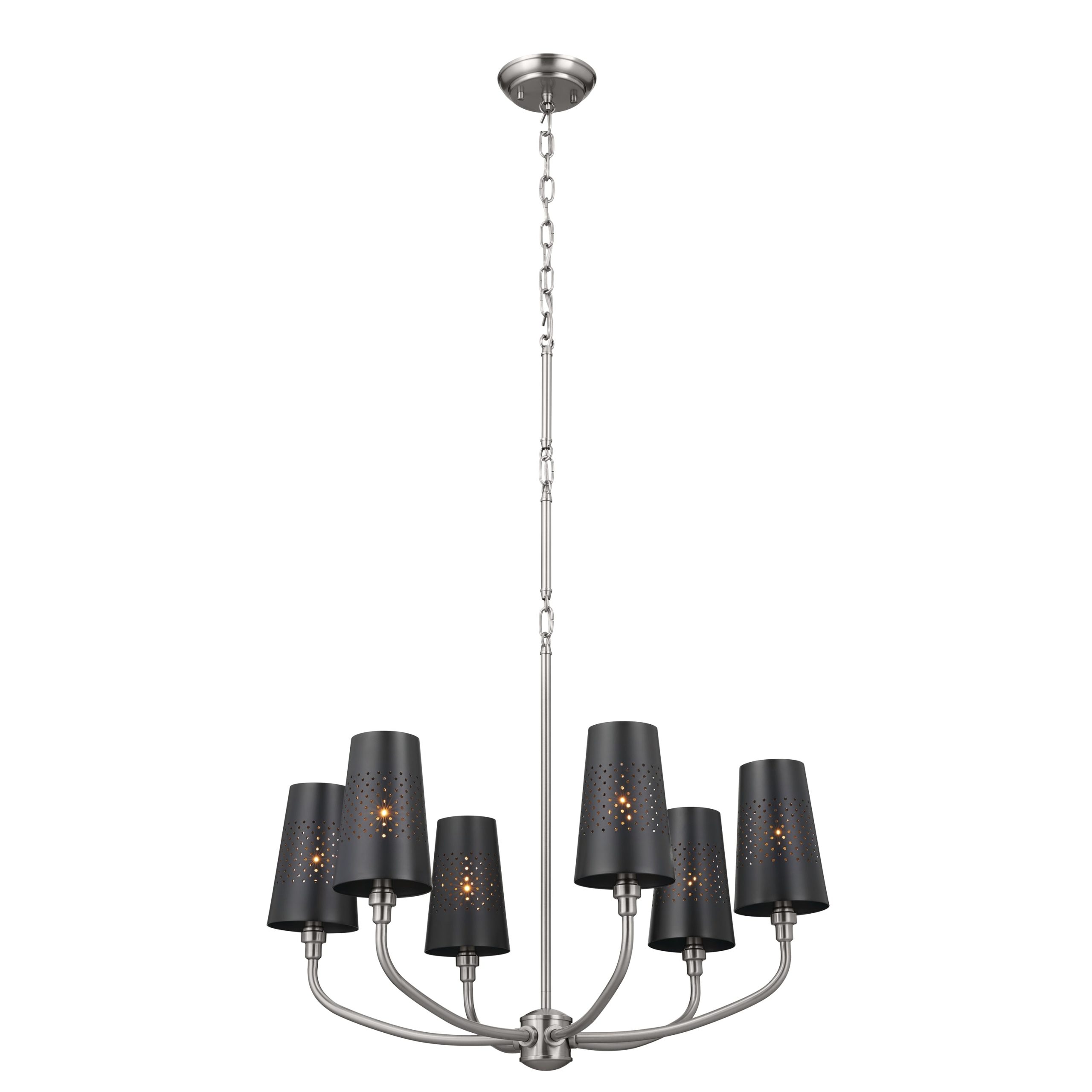 Kichler Adeena 6-Light Pewter Traditional Chandelier