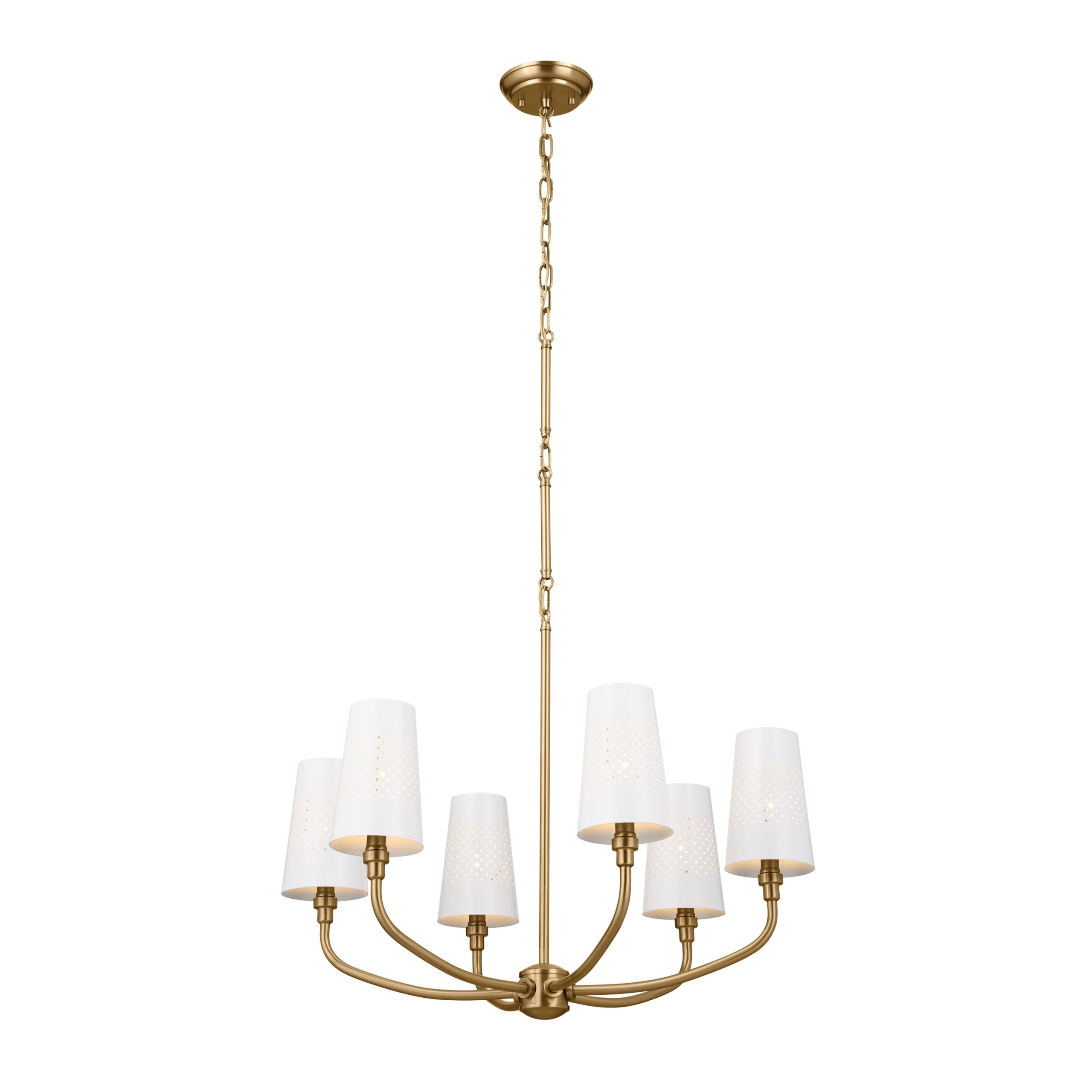 Kichler Adeena 6-Light Brushed Traditional Chandelier