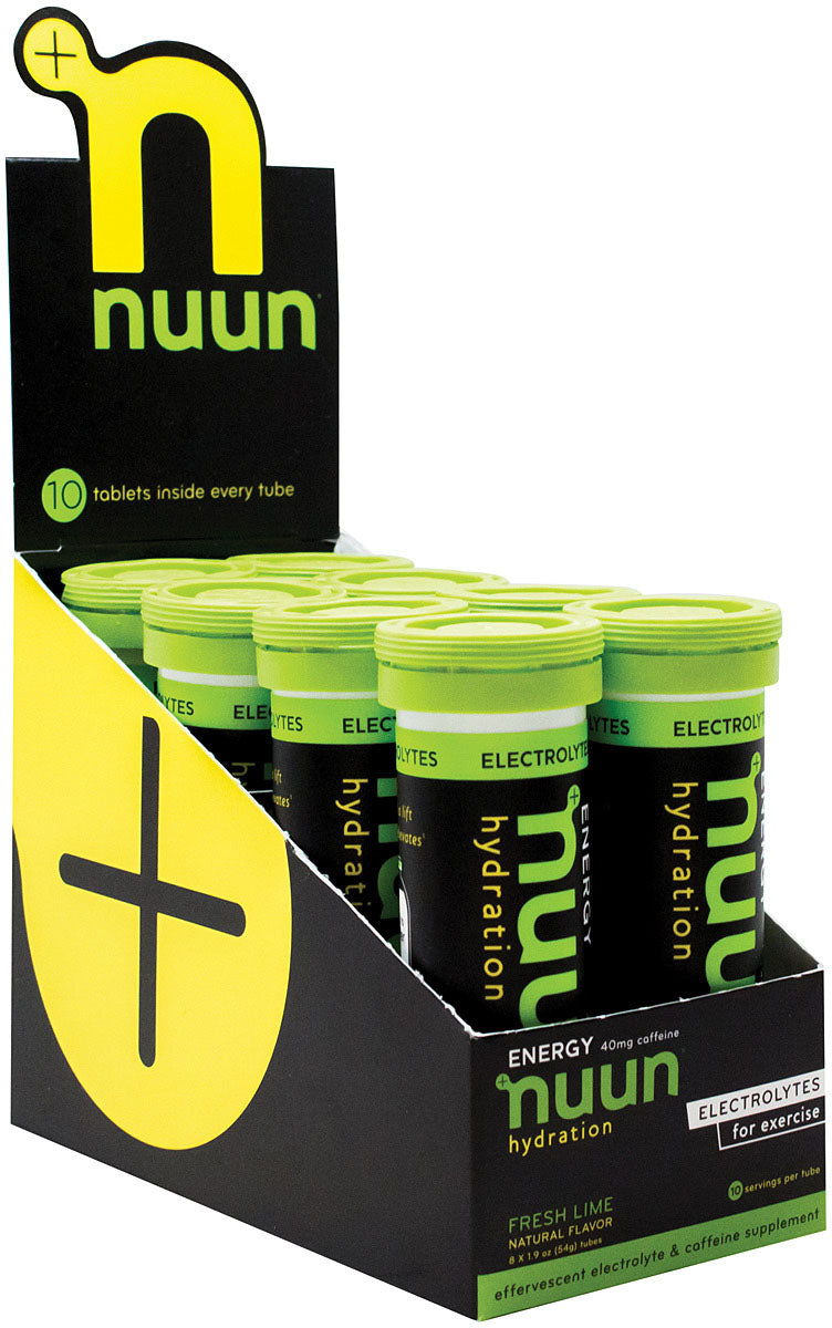 Nuun Energy Hydration Tabs with Caffeine | Electrolytes, B Vitamins, Vegan & Gluten-Free Sports Drink Mix for Active Hydration & Energy Boost