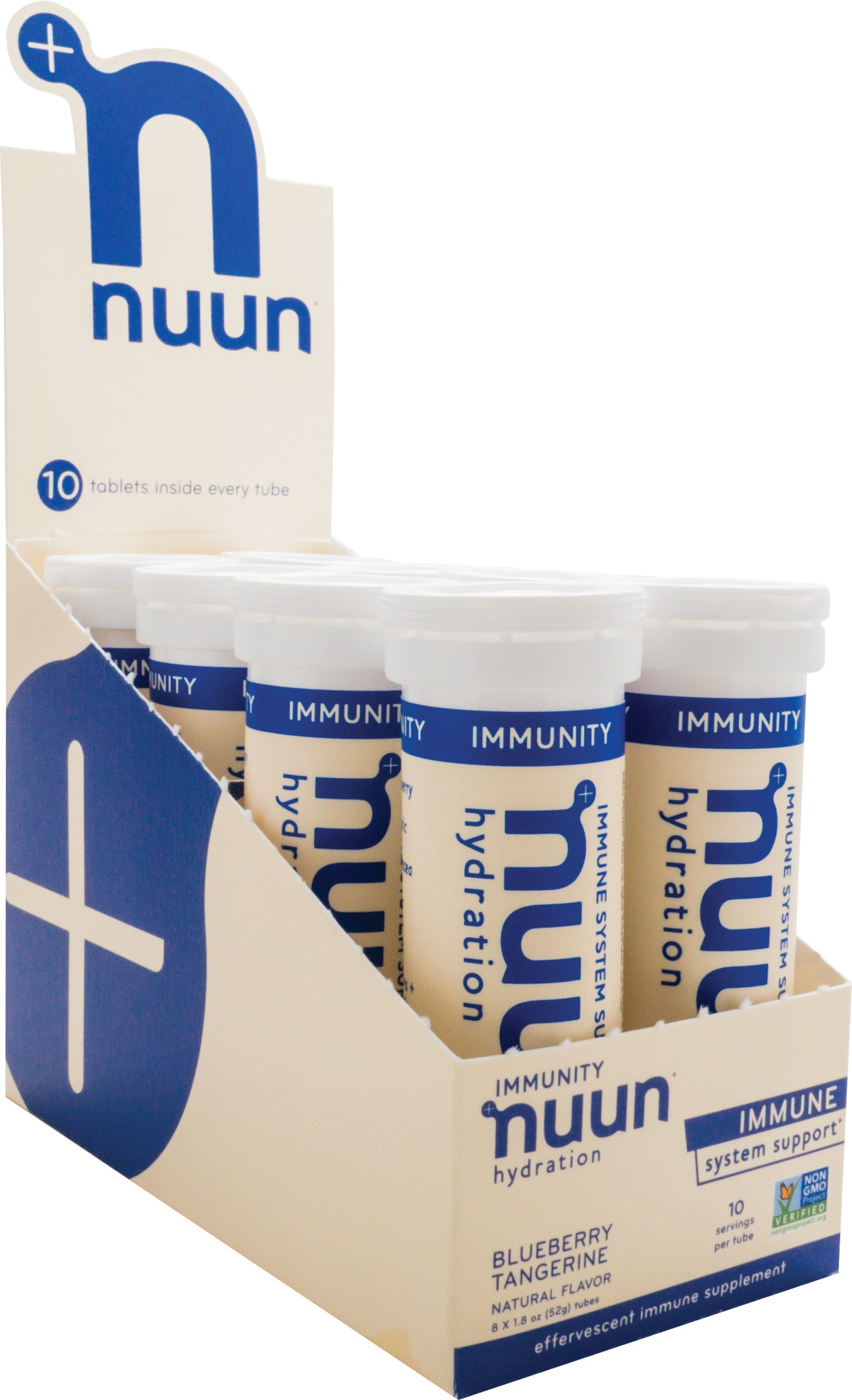Nuun Immunity Sport & Recovery Drink Tabs – Natural Hydration, Immune Support, Non-GMO, Gluten-Free, Ideal for Athletes, Pack of 8