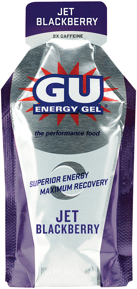 Gu Gu Gu Jet Blackberry Energy Food: Fuel Your Day with Natural Power! Pack of 24