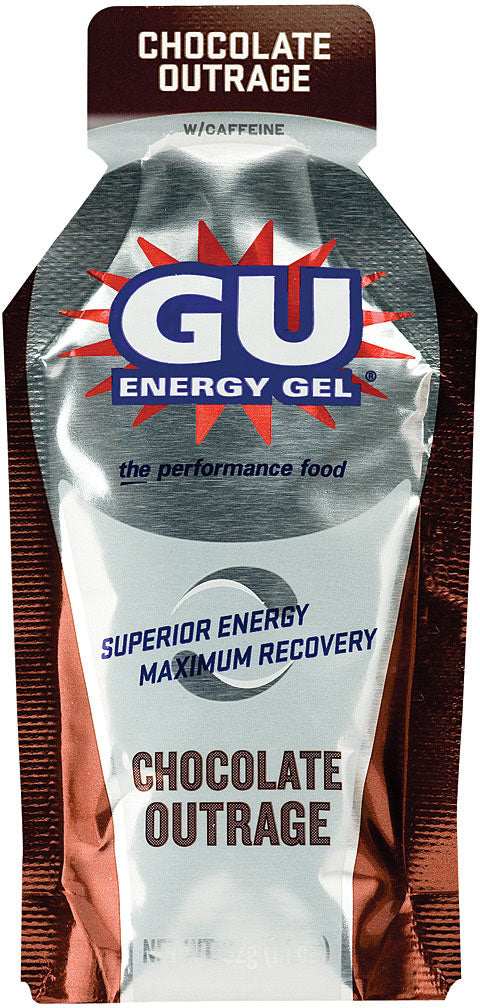 Gu Gu Gu Chocolate Outrage Energy Food: Fuel Your Day with Delicious Power! Pack of 24
