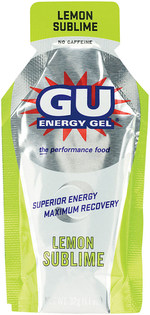 Gu Gu Gu Lemon Sublime Energy Food: Revitalize Your Day with Zesty Goodness! Pack of 24