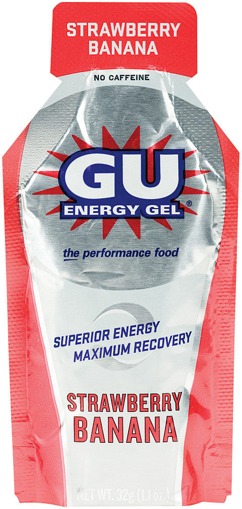 Gu Gu Gu Strawberry Banana Energy Food: Fuel Your Day with Natural Goodness! Pack of 24