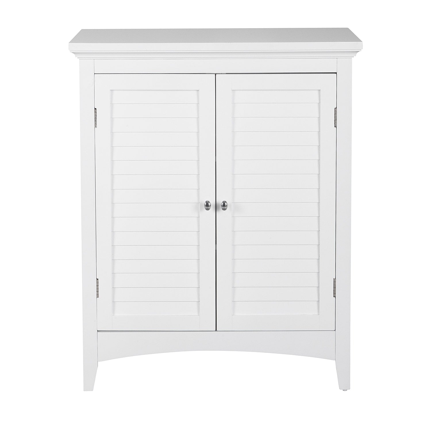 Teamson Home Glancy 26-in x 32-in x 13-in White Freestanding Linen Cabinet