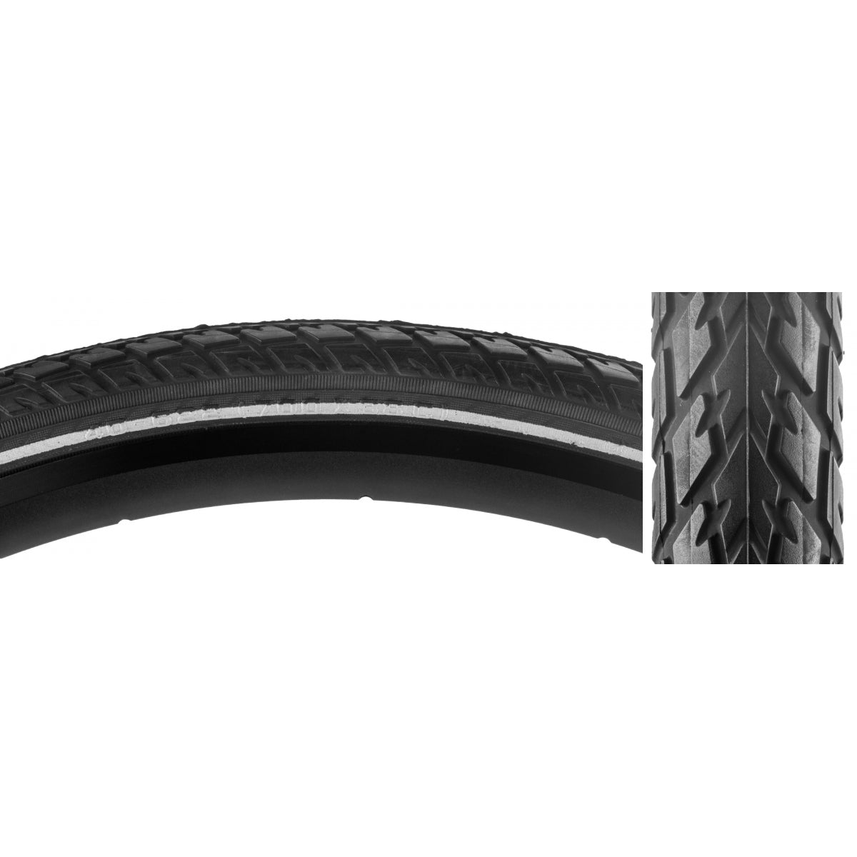 Sunlite Corporal CST1605 700x38 Wire TPI 75 Black/Black Reflective Road Tire