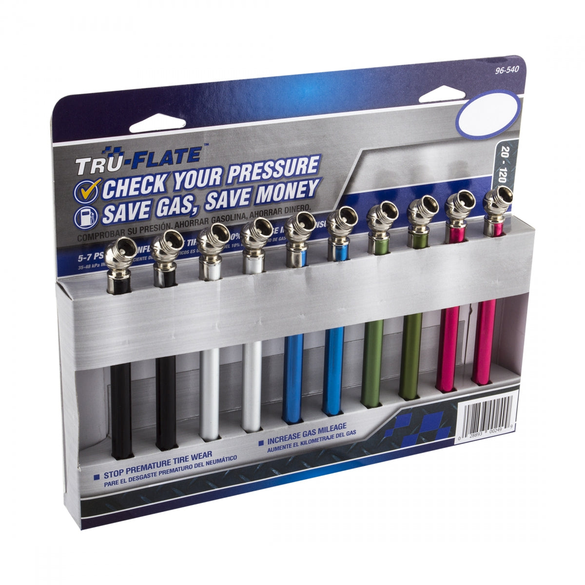 Syracuse Pencil Air Tire Gauges – Accurate, Durable Bicycle Tire Pressure Meters with Clip, Up to 120psi, Perfect for Bike Maintenance & Repairs