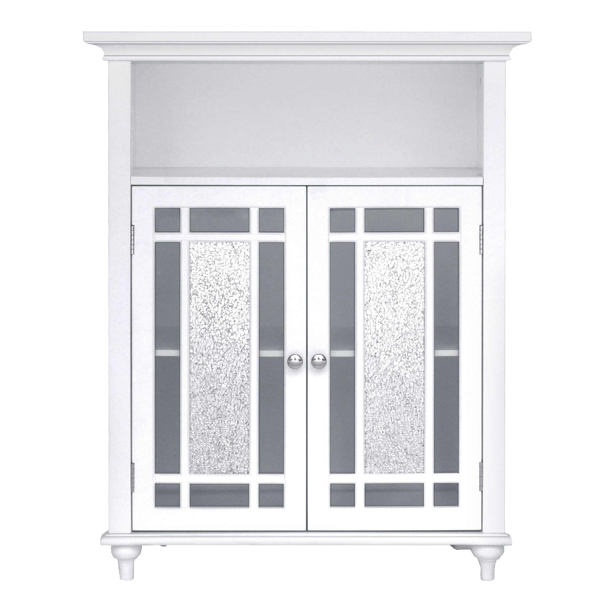 Teamson Home Windsor 26.5-in x 34-in x 12-in White Freestanding Linen Cabinet