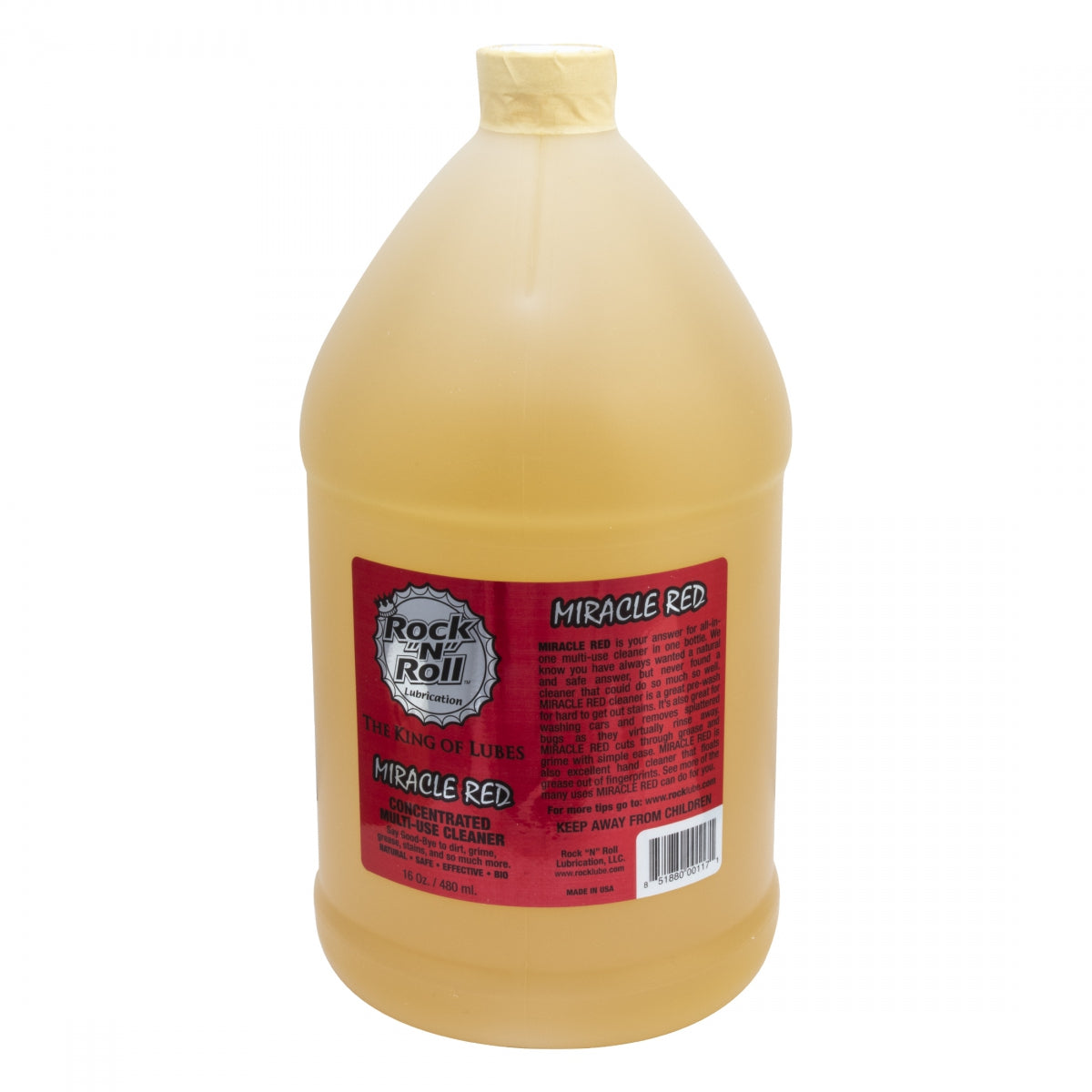Rock N Roll Miracle Red Bio Degreaser Jug 1 Gallon