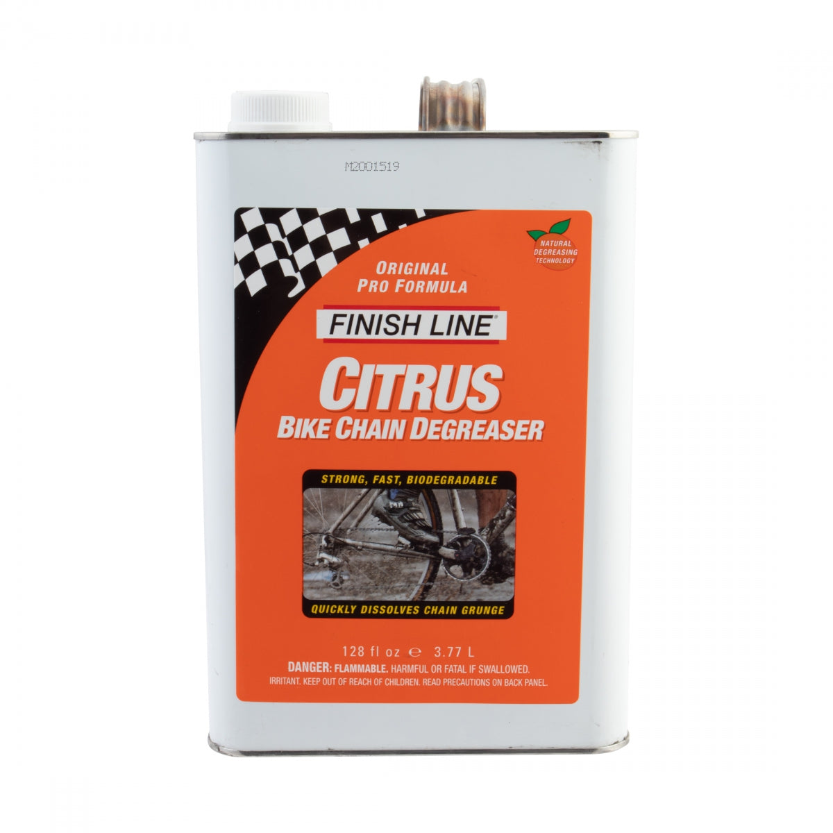 Finish Line Citrus Bike Degreaser Jug 1 Gallon – Eco-Friendly, Biodegradable, Powerful Drivetrain Cleaner for Bike Maintenance