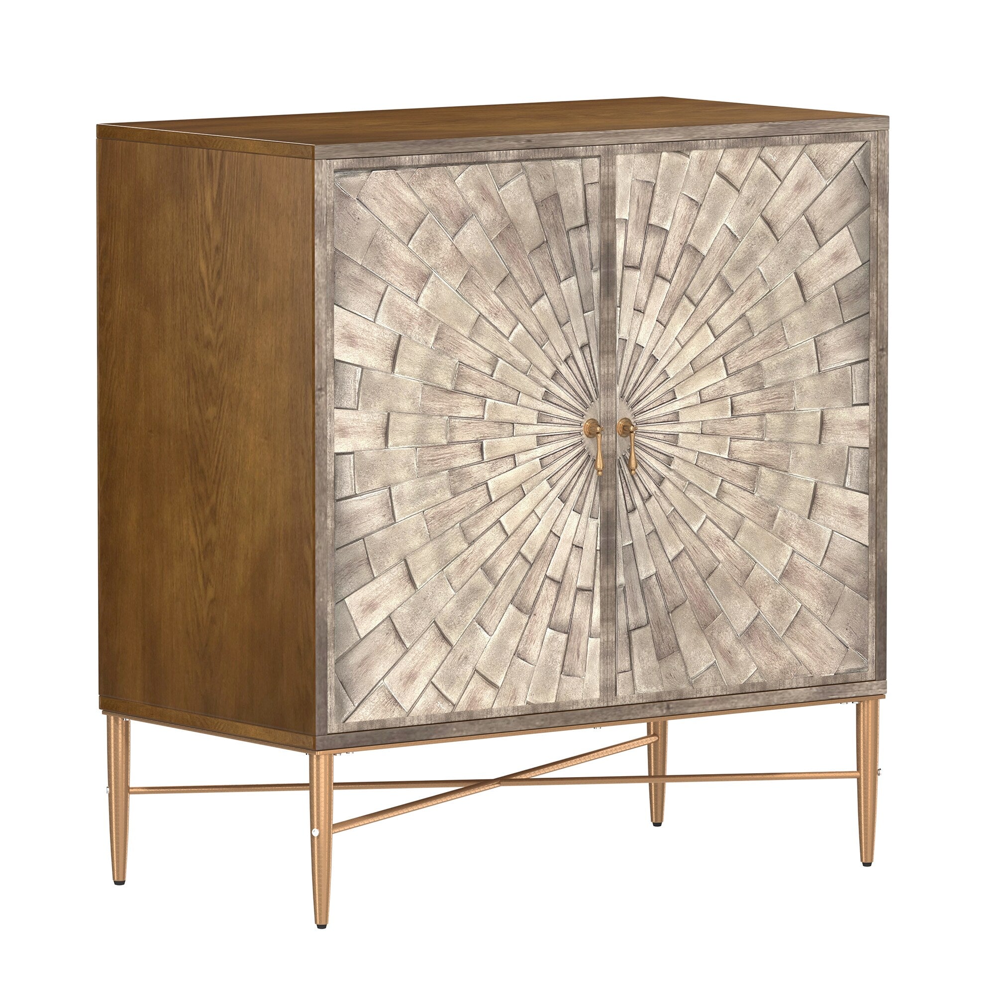 Clihome 2-Door Storage Cabinets 29.63-in W x 31.63-in H Wood Composite White Freestanding Utility Storage Cabinet