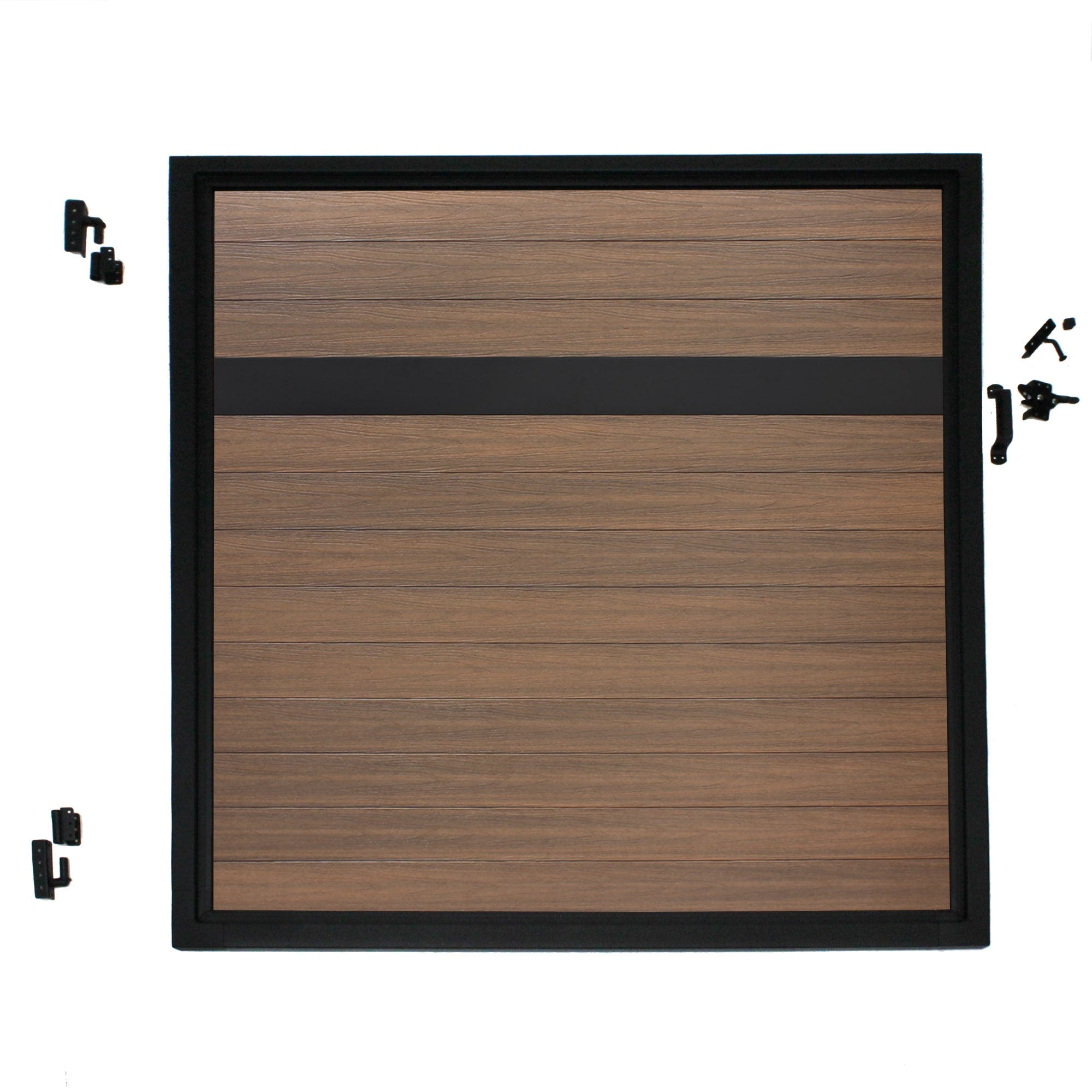 Infinity Euro 4-ft H x 4-ft W King Cedar Composite Fence Gate