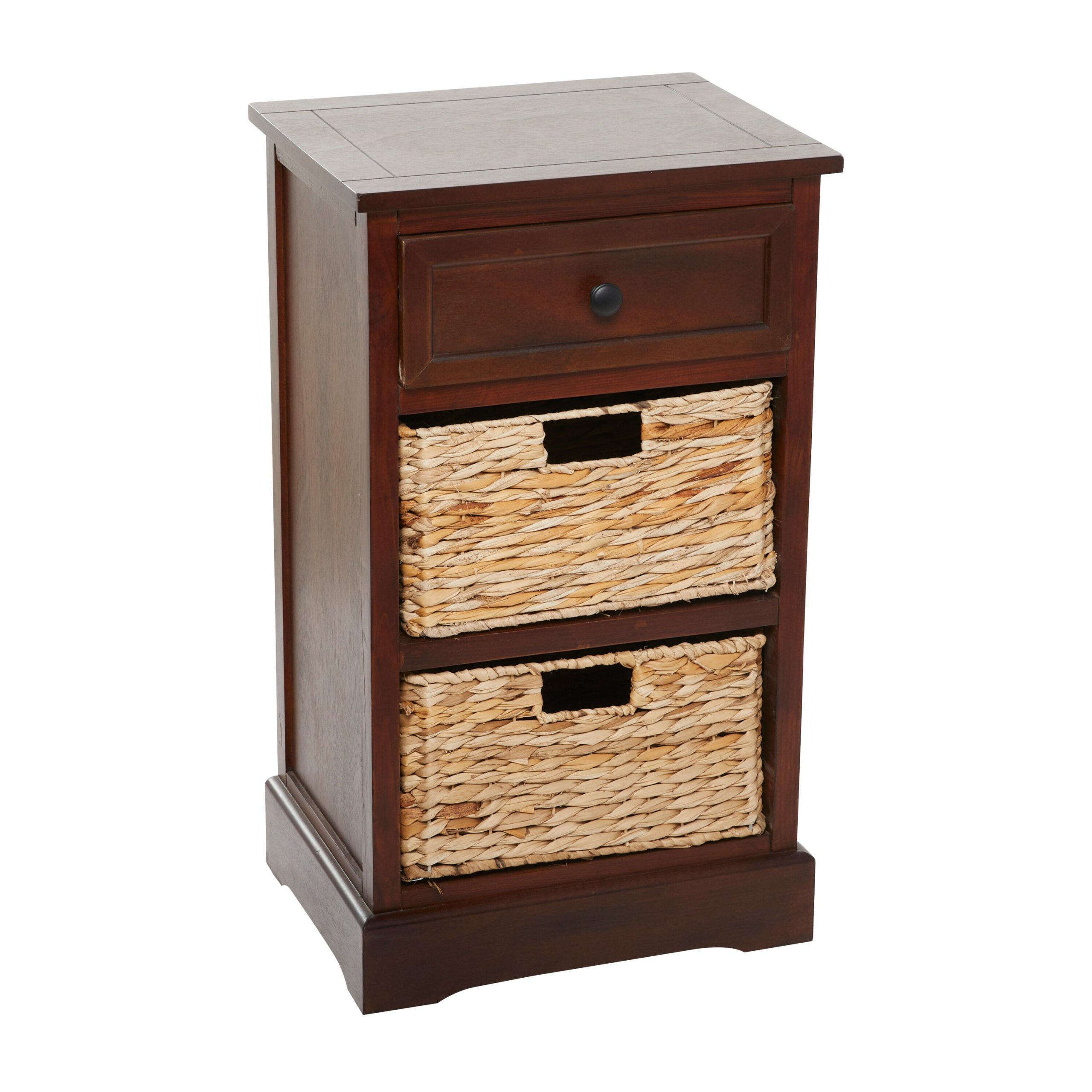 Grayson Lane Brown Matte Fir 1-Drawer Accent Chest