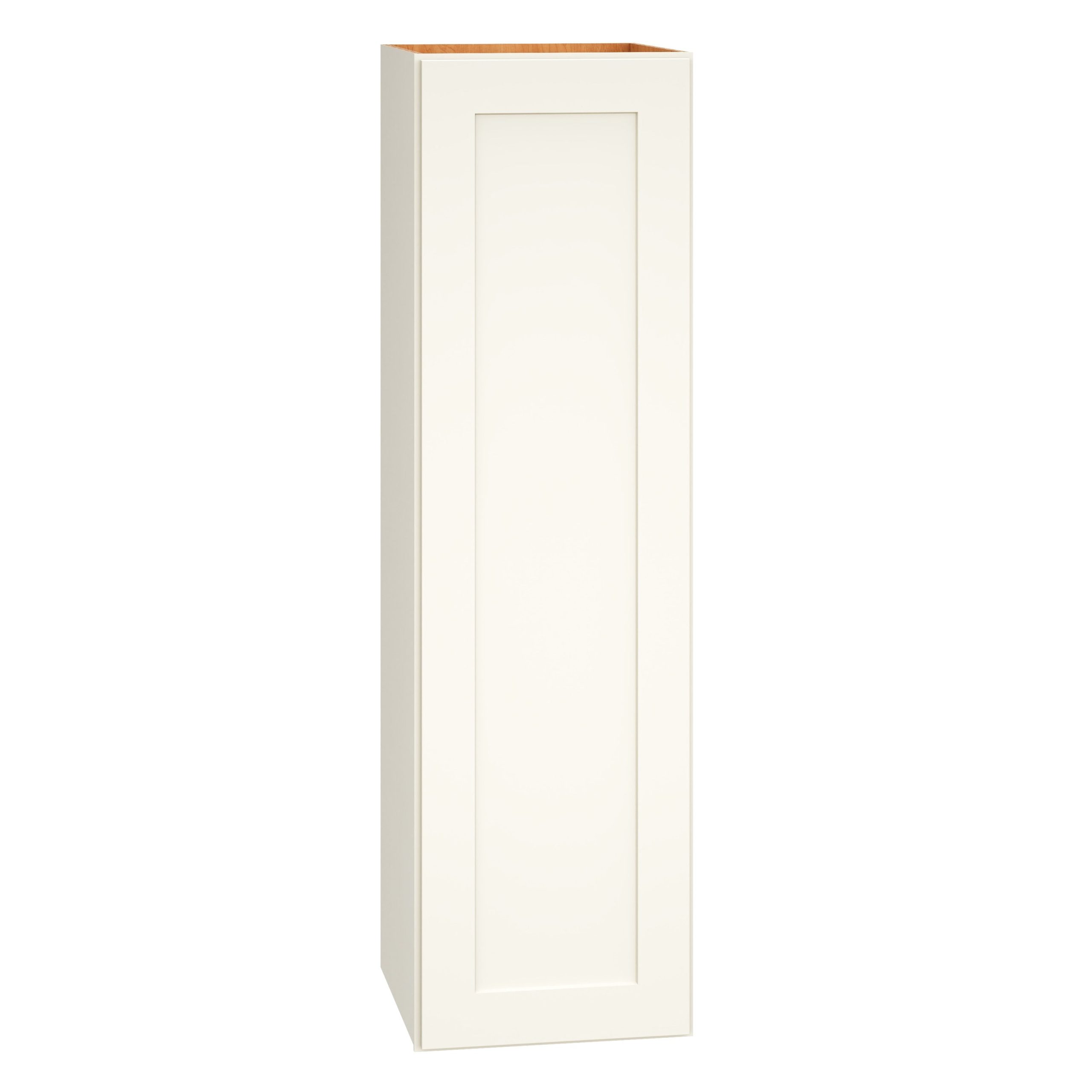 Diamond Express Jamestown 12-in W x 42-in H x 12-in D White Wall Fully Assembled Plywood Cabinet (Recessed Panel Shaker Door Style)