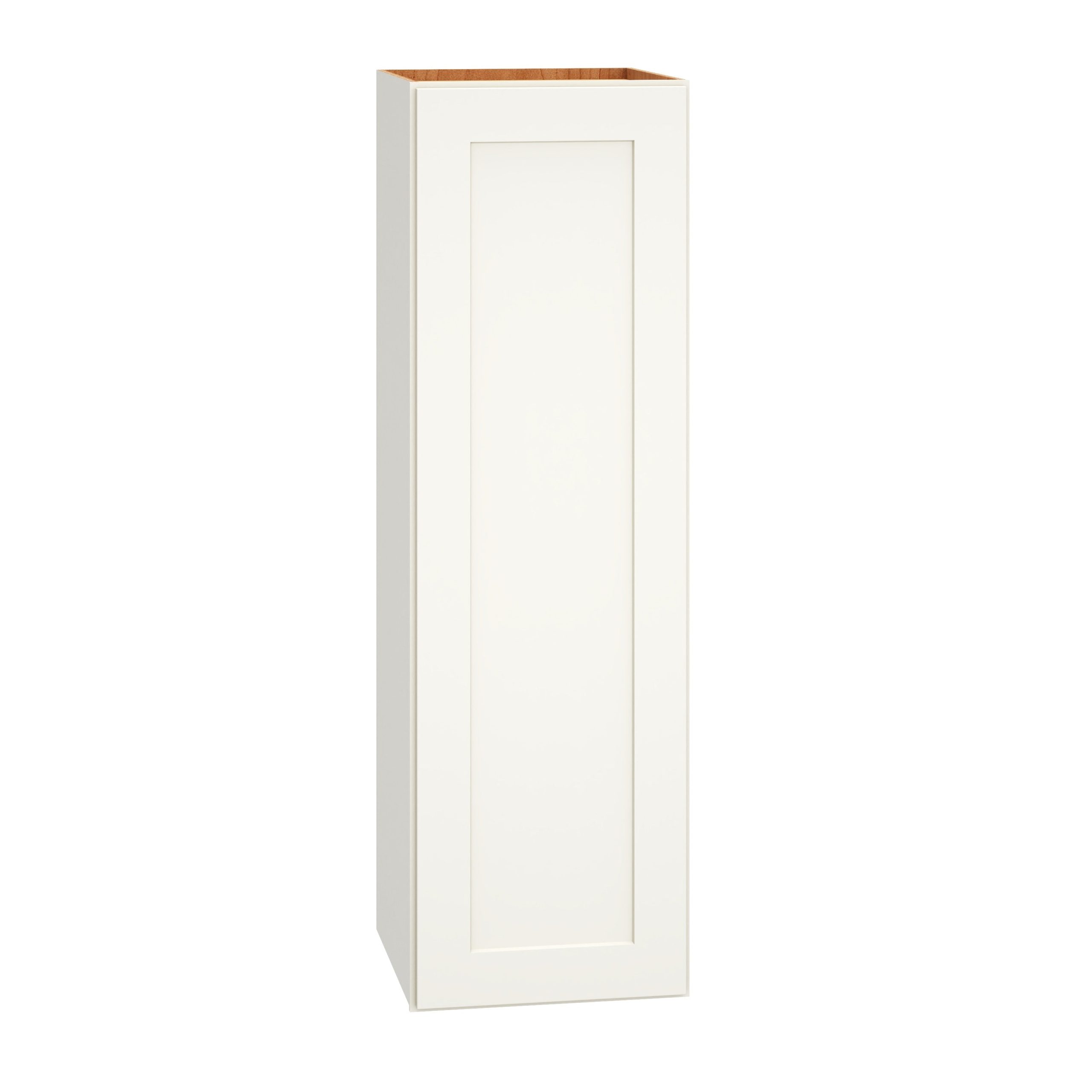 Diamond Express Jamestown 12-in W x 39-in H x 12-in D White Wall Fully Assembled Plywood Cabinet (Recessed Panel Shaker Door Style)