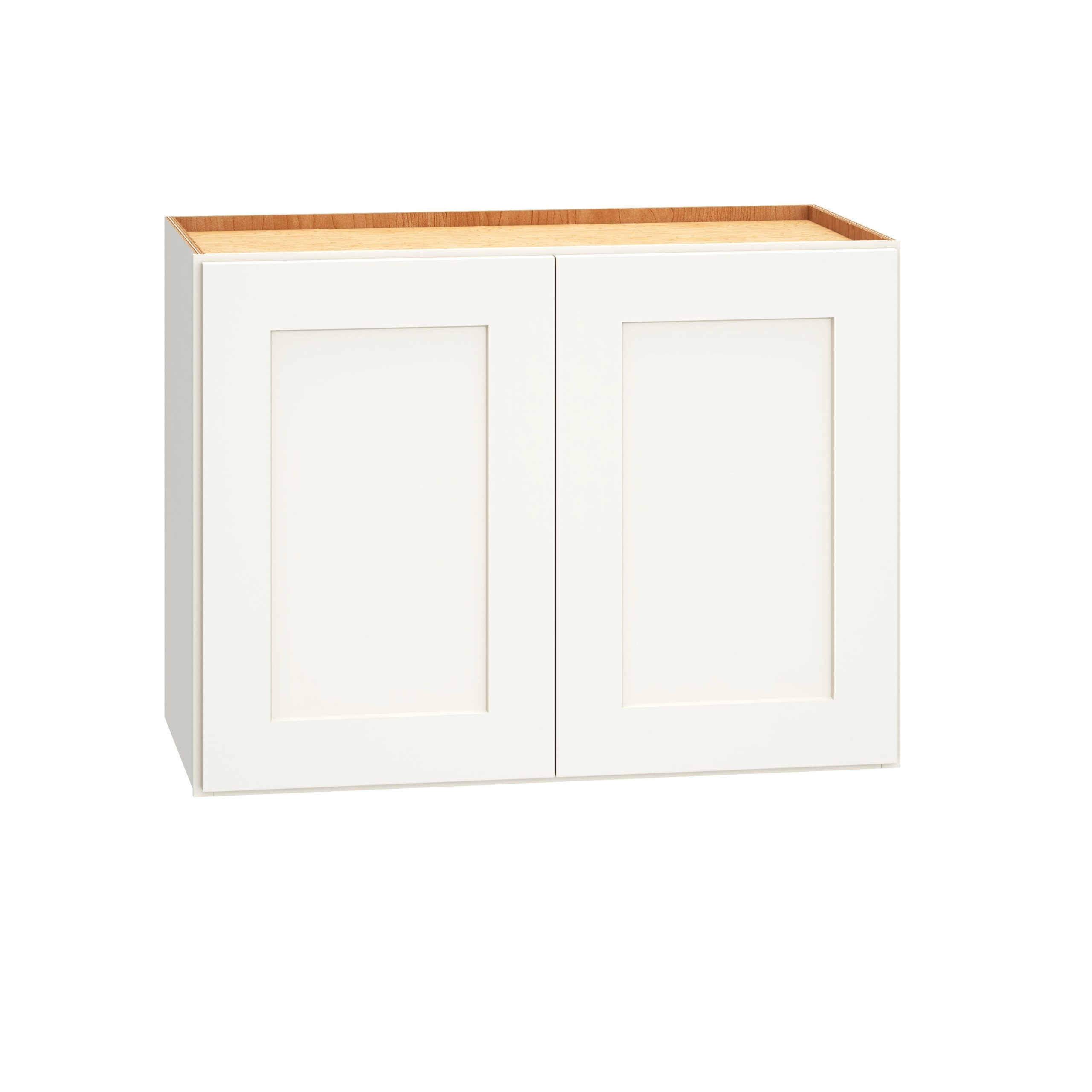 Diamond Express Jamestown 24-in W x 18-in H x 12-in D White Wall Fully Assembled Plywood Cabinet (Recessed Panel Shaker Door Style)