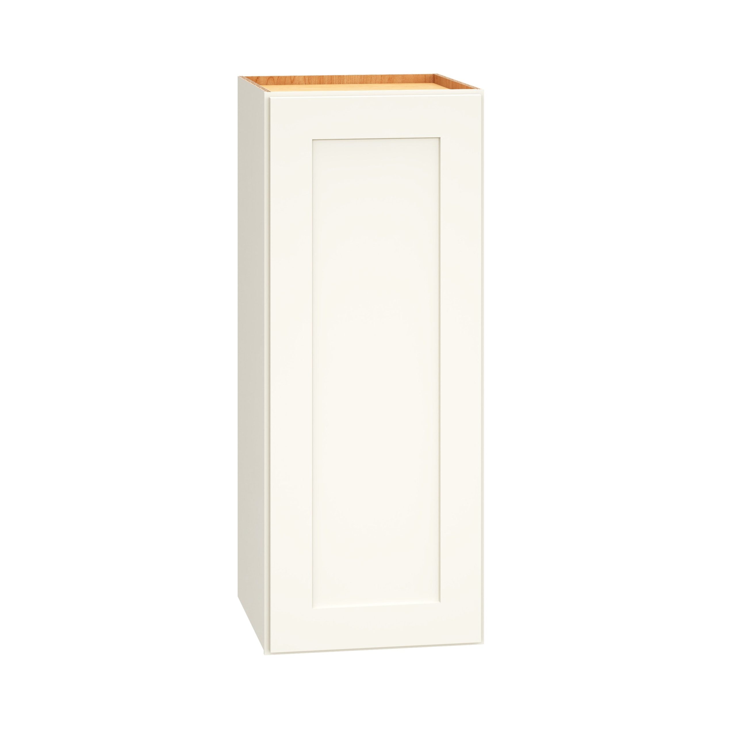 Diamond Express Jamestown 12-in W x 30-in H x 12-in D White Wall Fully Assembled Plywood Cabinet (Recessed Panel Shaker Door Style)