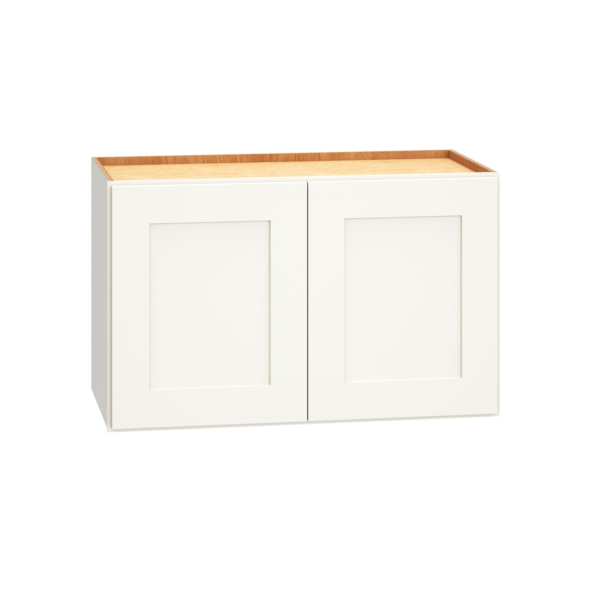 Diamond Express Jamestown 24-in W x 15-in H x 12-in D White Wall Fully Assembled Plywood Cabinet (Recessed Panel Shaker Door Style)