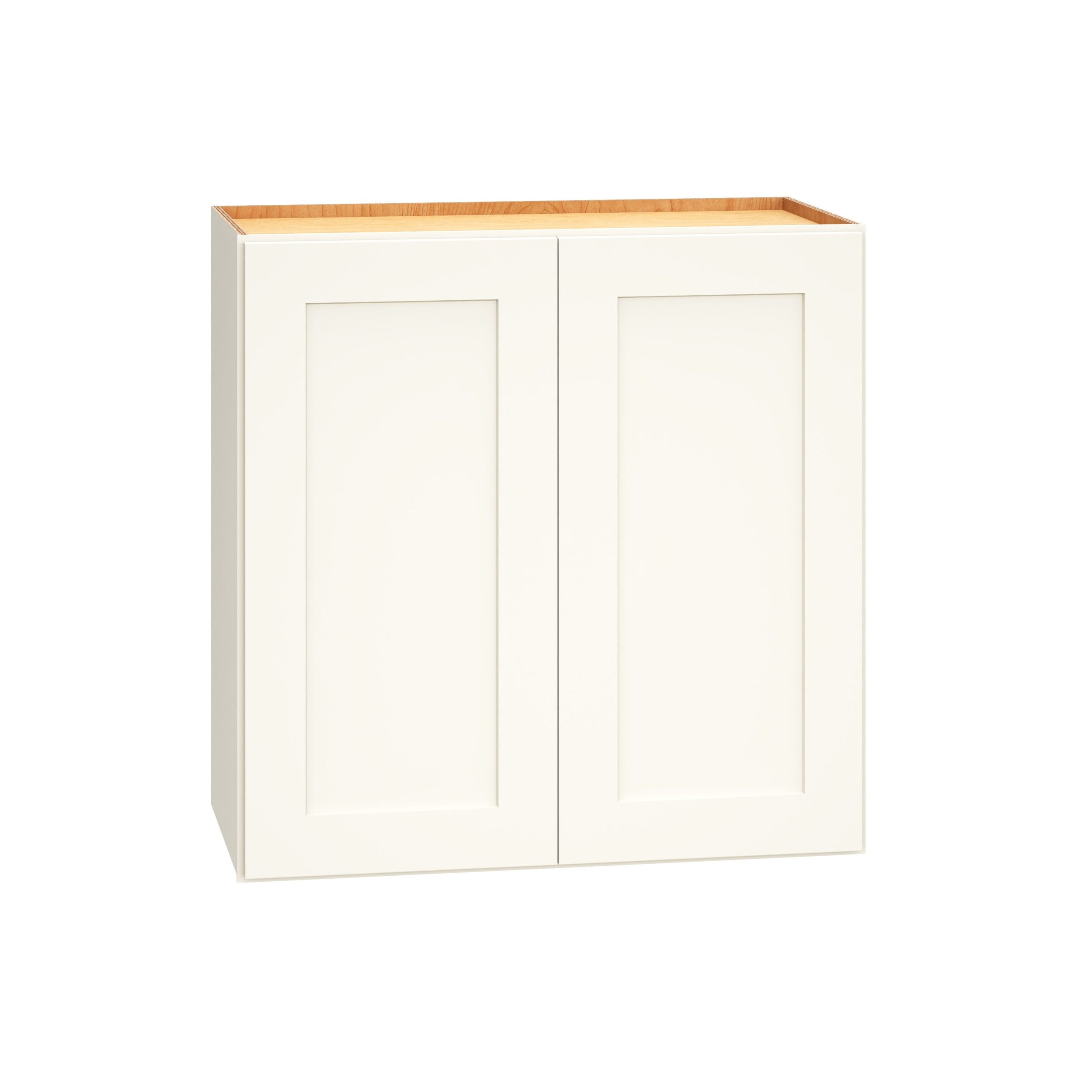 Diamond Express Jamestown 24-in W x 24-in H x 12-in D White Wall Fully Assembled Plywood Cabinet (Recessed Panel Shaker Door Style)