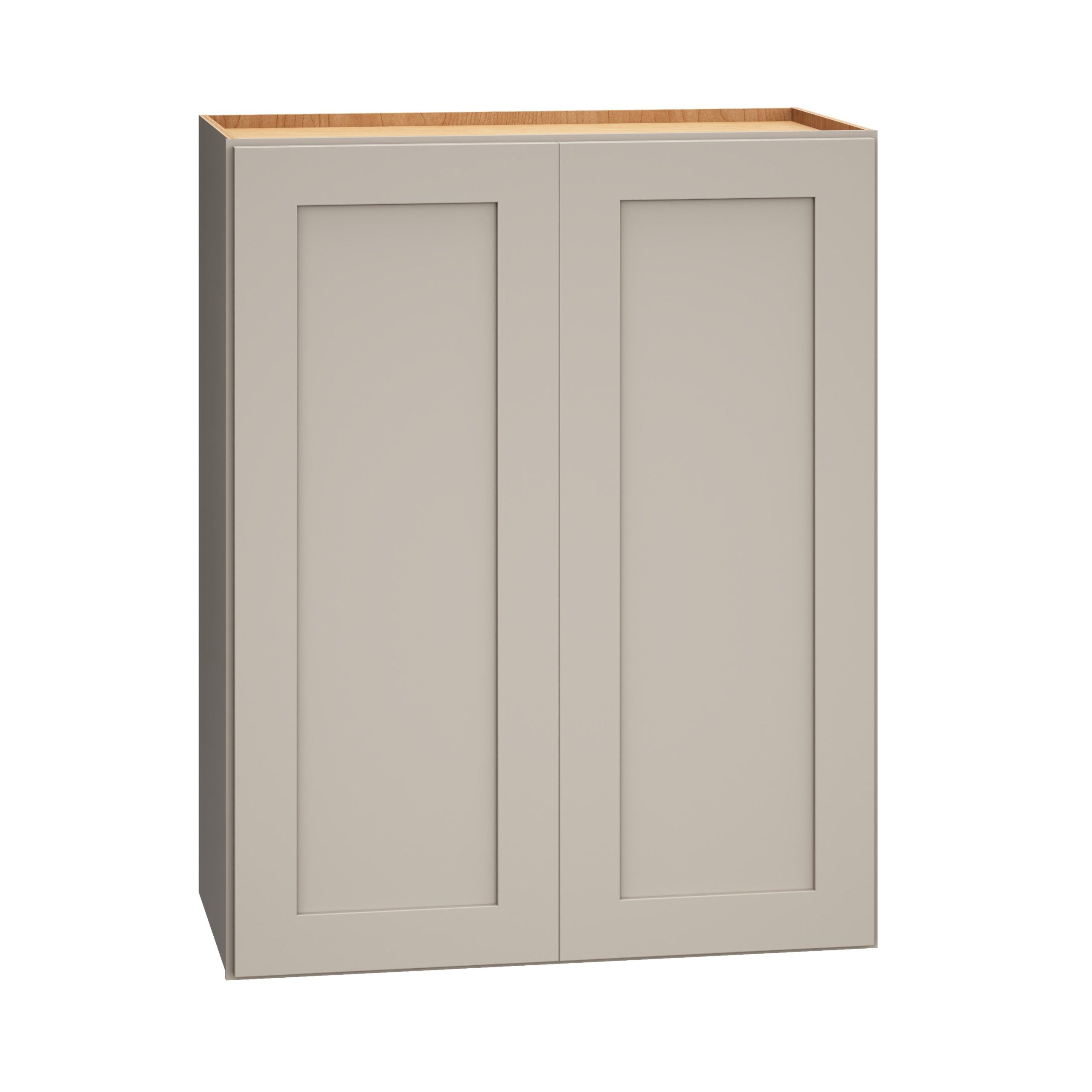 Diamond Express Jamestown 24-in W x 30-in H x 12-in D Cloud Gray Wall Fully Assembled Plywood Cabinet (Recessed Panel Shaker Door Style)