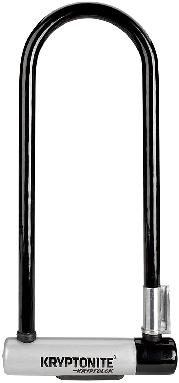 Kryptonite KryptoLok U-Lock 4 x 11.5" Keyed Black Includes Bracket
