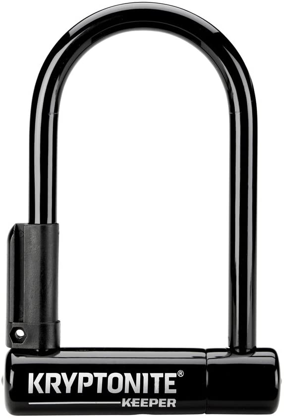 Kryptonite Keeper U-Lock 3.25 x 6" Keyed Black Includes 2 Keys & Bracket