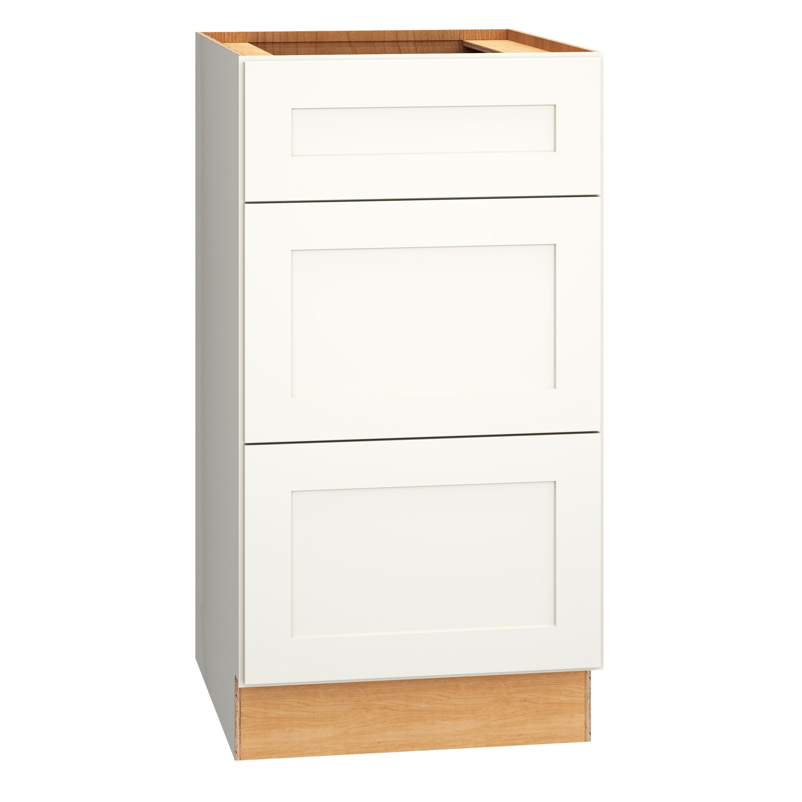 Diamond Express Jamestown 18-in W x 34.5-in H x 21-in D White 3-Drawer Wood Wall-mount Cabinet Banks