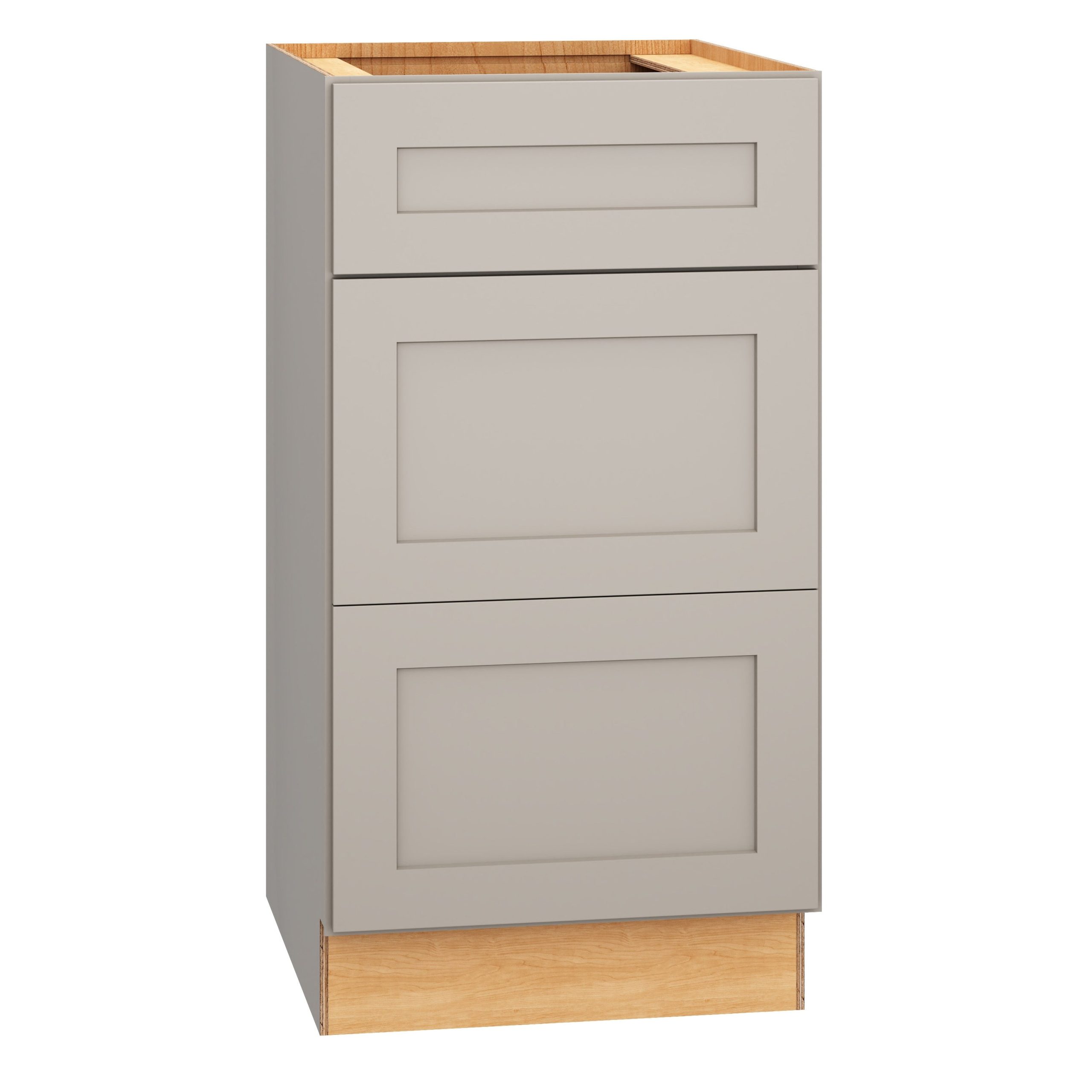 Diamond Express Jamestown 18-in W x 34.5-in H x 21-in D Cloud Gray 3-Drawer Wood Wall-mount Cabinet Banks