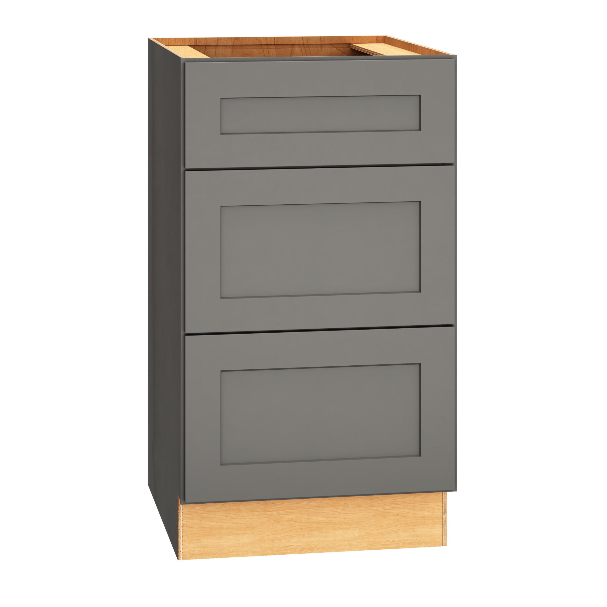 Diamond Express Jamestown 18-in W x 32.5-in H x 21-in D Moonstone Gray 3-Drawer Wood Wall-mount Cabinet Banks