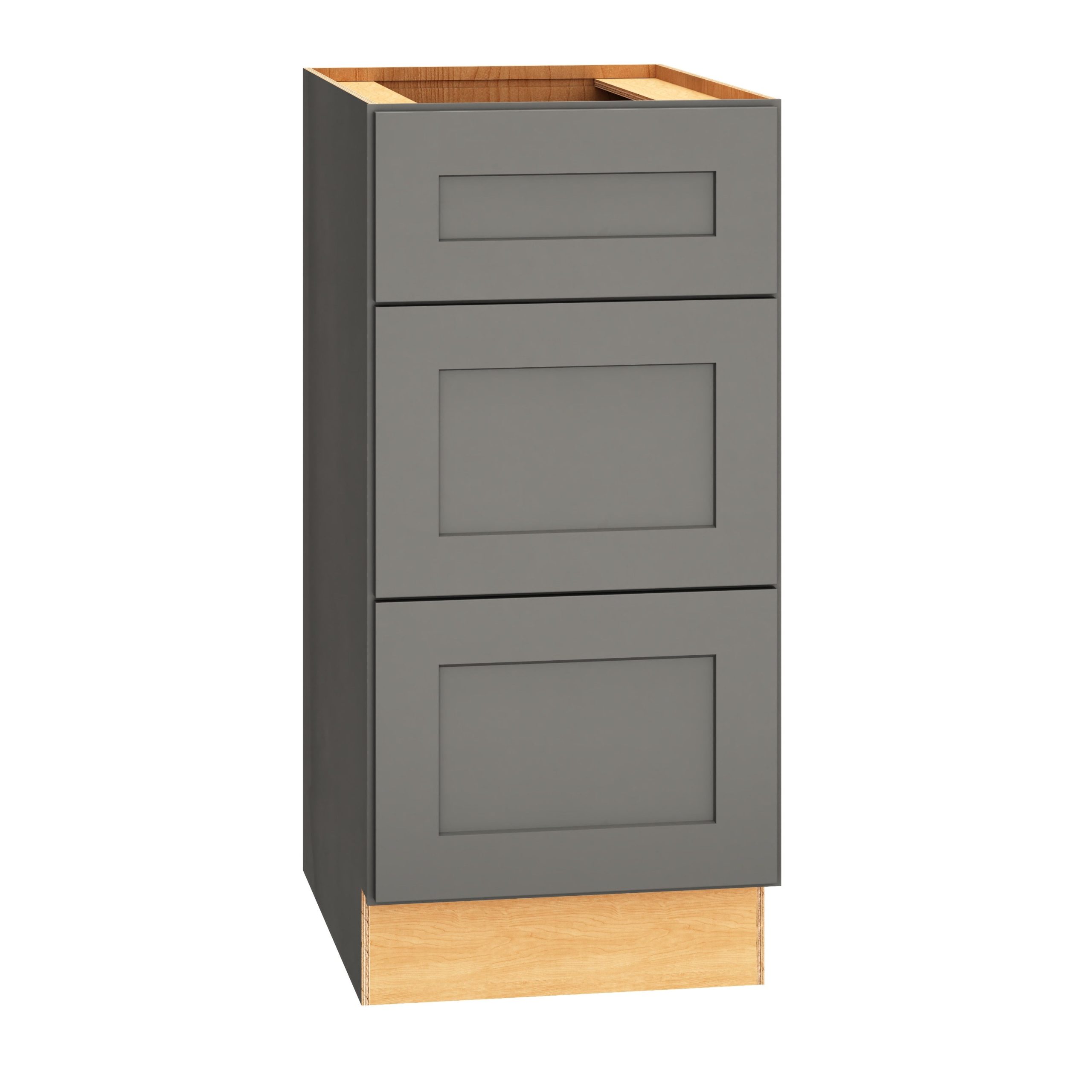 Diamond Express Jamestown 15-in W x 32.5-in H x 21-in D Moonstone Gray 3-Drawer Wood Wall-mount Cabinet Banks