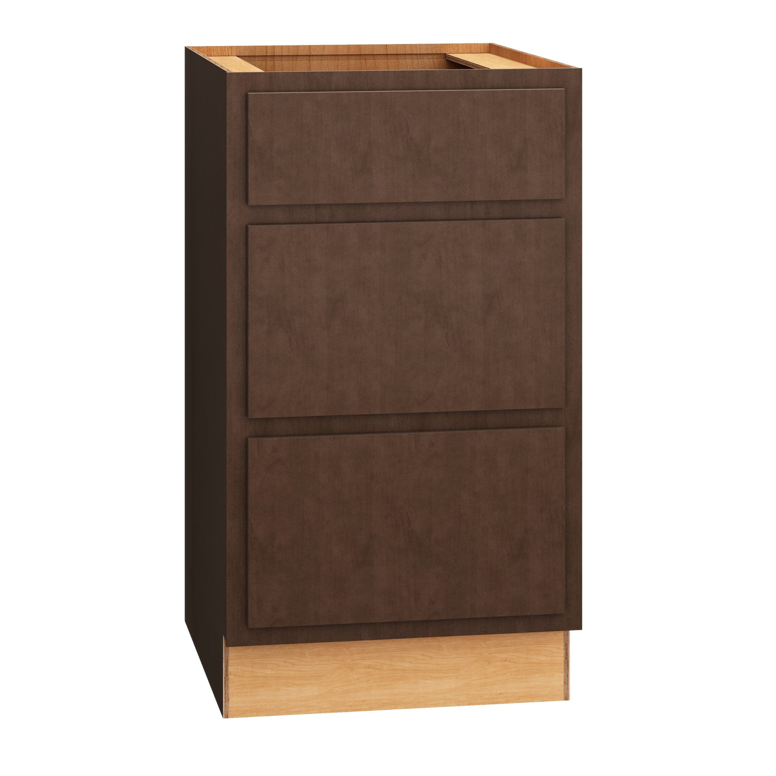 Diamond Express Jamestown 18-in W x 32.5-in H x 21-in D Thatch Partial Overlay 3-Drawer Wood Wall-mount Cabinet Banks