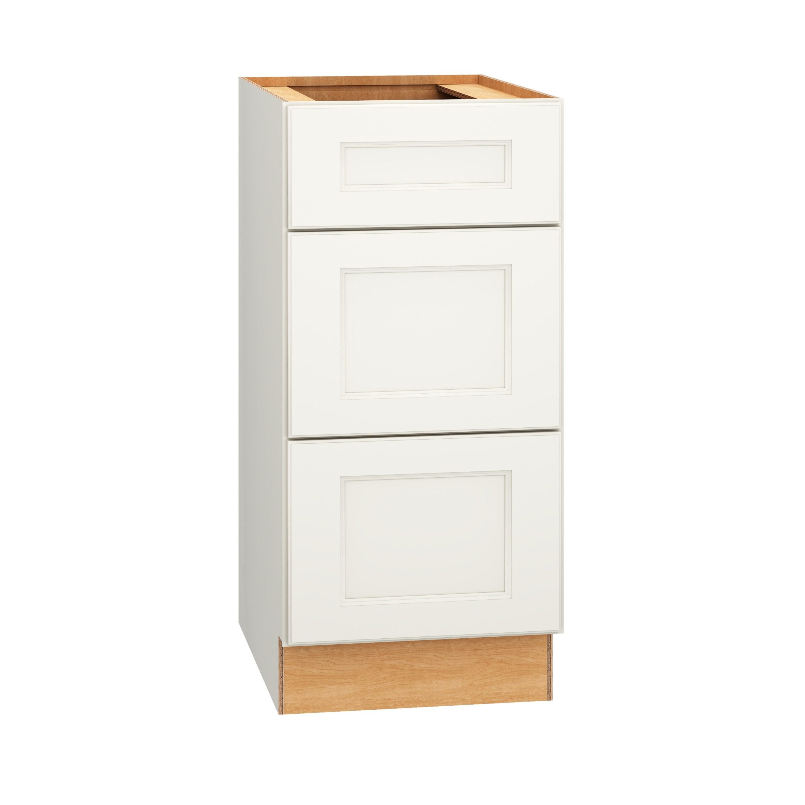 Diamond Express Macaulay 15-in W x 32.5-in H x 21-in D White 3-Drawer Wood Wall-mount Cabinet Banks