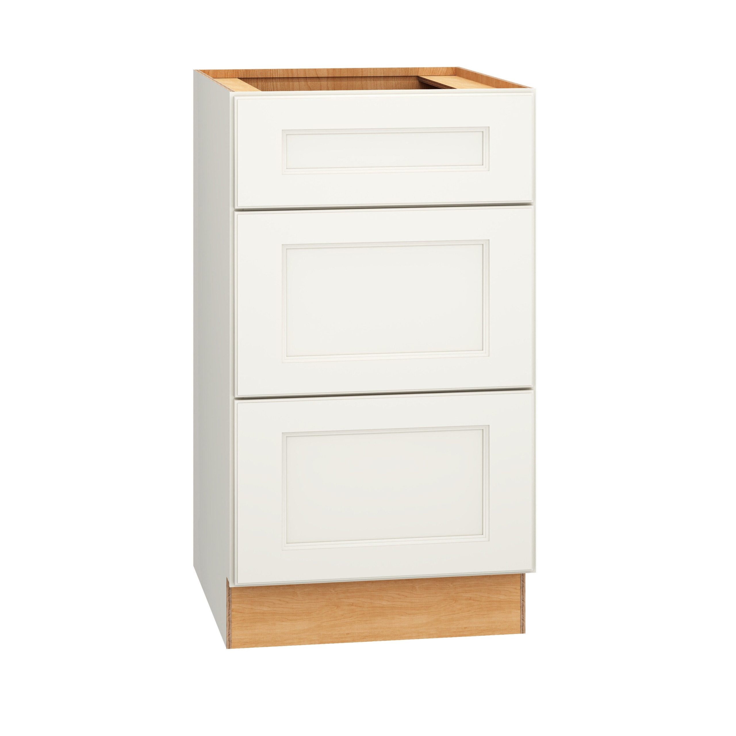 Diamond Express Macaulay 18-in W x 32.5-in H x 21-in D White 3-Drawer Wood Wall-mount Cabinet Banks