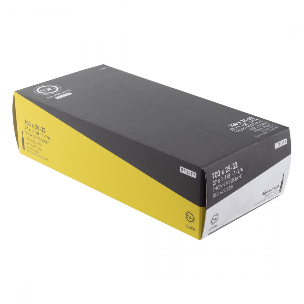 Sunlite Utili-T Thorn Resistant Presta Valve Tubes 700x25-32 (27x1-1/8x1-1/4)